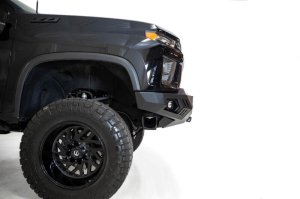 Chevrolet Silverado 3500 Bumper - Front - Addictive Desert Designs - Stealth Fighter - Hammer Black with Satin Black Panels - `20-`27 Chevrolet Silverado 3500 Bumper - Front - Addictive Desert Designs - Stealth Fighter - Hammer Black with Satin Black Panels - `20-`27